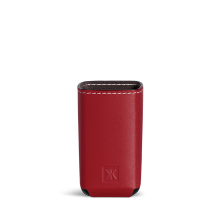 Leather case, 35ml, hi-res, Cranberry red